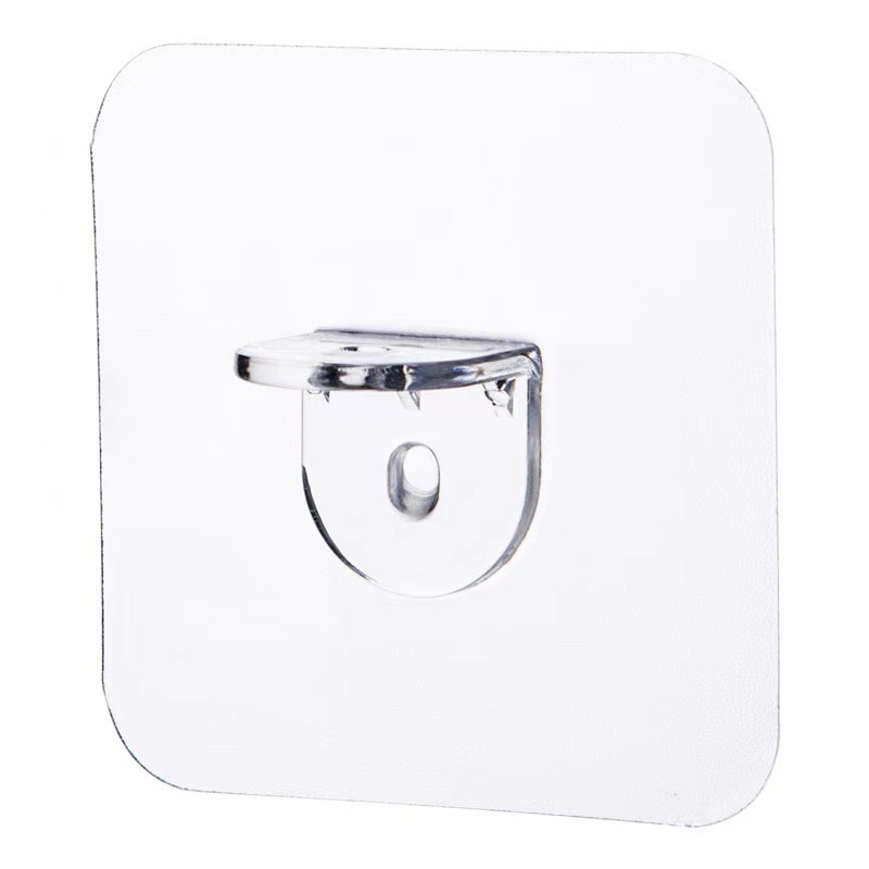 Soporte de estante sin perforaciones Armario de soporte de pasta de partición en capas Soporte de soporte de estante de carga Soporte de partición sin clavos