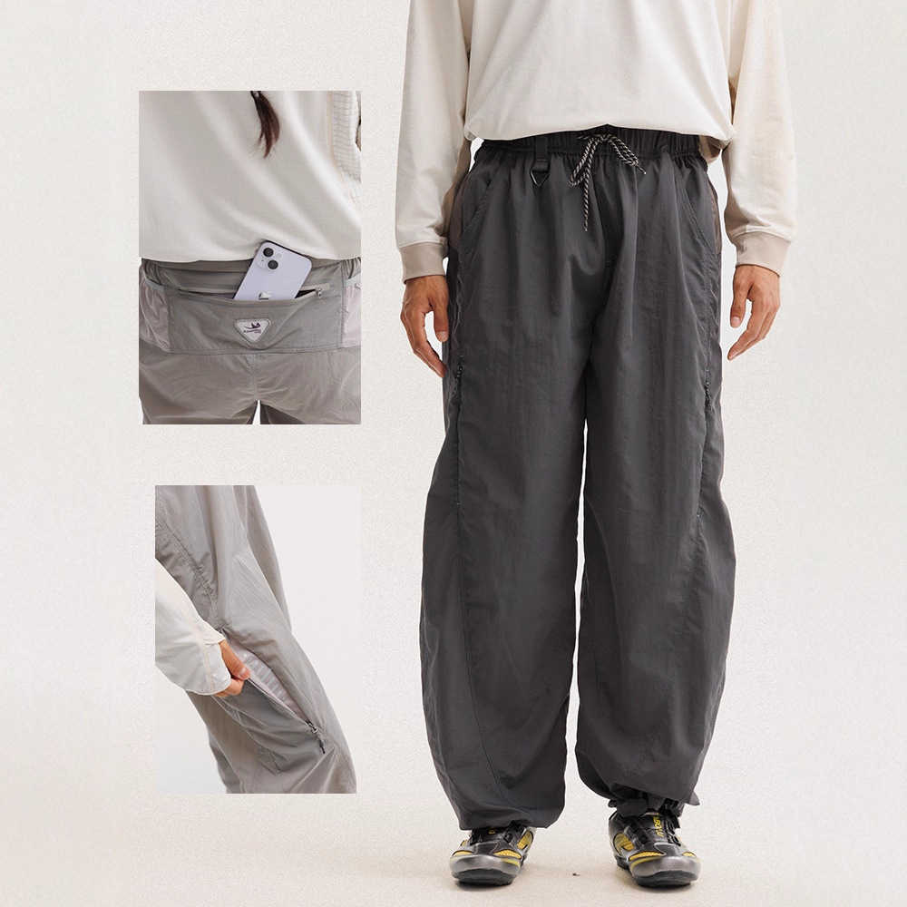 Outdoor Lightweight Mountaineering Hiking Breathable Waterproof Quick-Drying Workwear Paratrooper Pants Sports Wear-Resistant Casual Pants for Men and Women