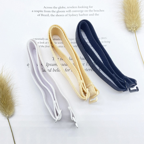 Manufacturer wholesale underwear accessories 18MM extended shoulder straps bra fixed extension buckle sports shoulder straps OPP packaging