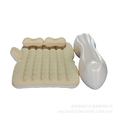 Vehicle-mounted inflatable bed Car Mattress, Car Rear Air - car-bed-pump-beige