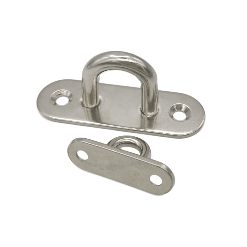 不锈钢椭圆门扣 眼板 板扣 遮阳帆 船用五金配件 家装家具配件
