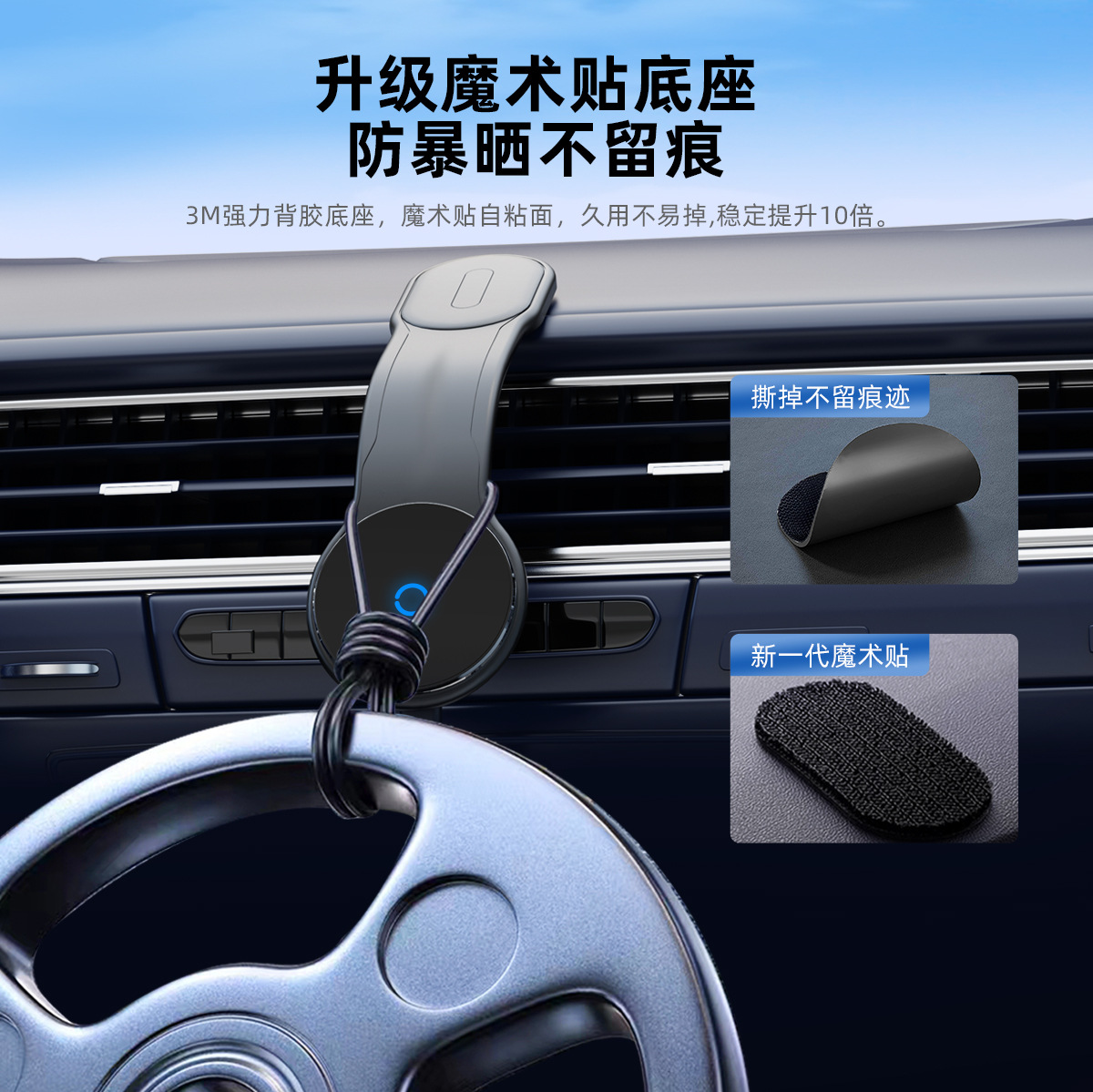 Soporte de automóvil de atracción magnética transfronteriza soporte de navegación de automóvil plegable carga inalámbrica soporte de automóvil de atracción magnética para teléfonos móviles