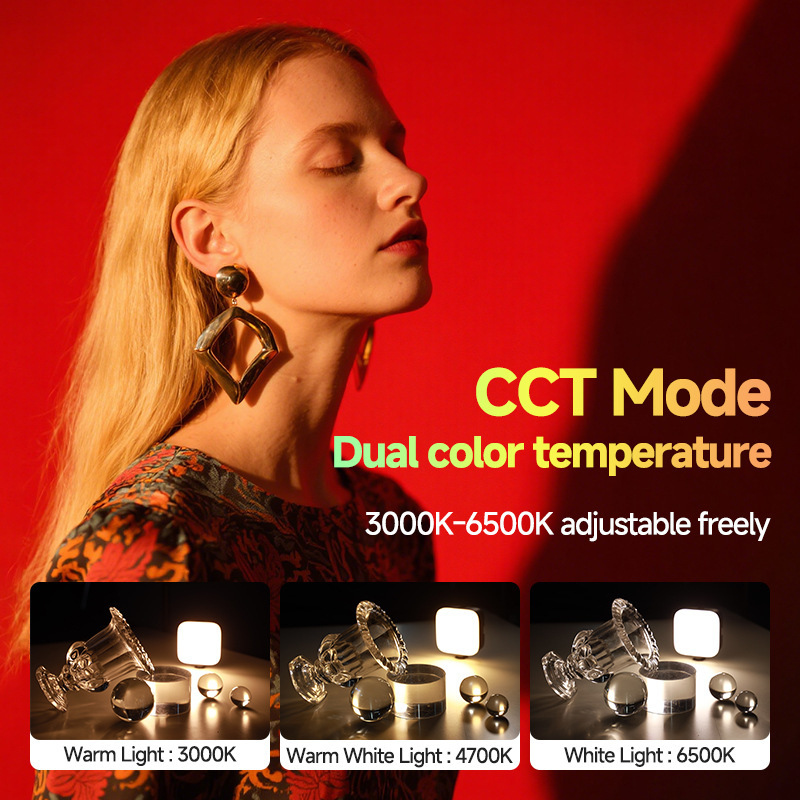 RGB Mobile Phone Fill Portable Mini Pocket Outdoor Photography Video LED Tofu Live Streaming Beauty Light_voghion.com