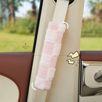 Pads Plush Car Anti-Strangle Seat | Seat belt shoulder pad