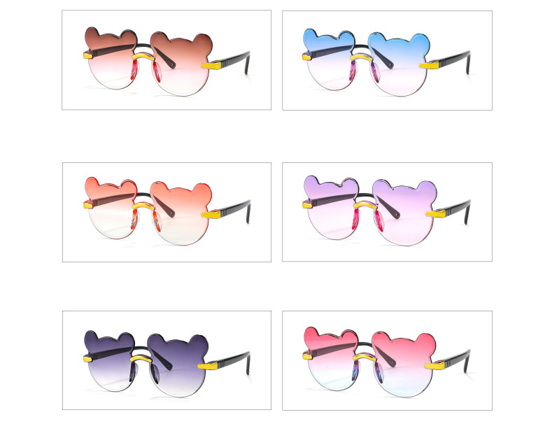 2025 nuevos lindos gafas de sol para niños PC en gafas de sol de comercio electrónico para correr gafas de protección solar UV para niños
