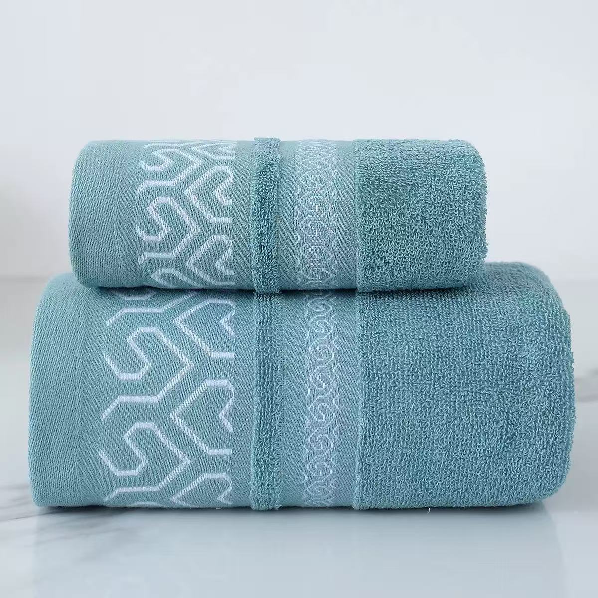 Sınır Ötesi Havlu Banyo Havlusu İhracat Polyester Pamuk Seti Yüz Havlusu Süper Emici Polyester Pamuk Havlu Banyo Havlusu Toptan