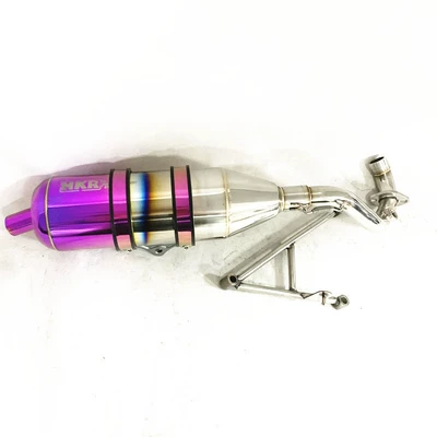 Motorcycle exhaust pipe Hkr Purple Exhaust Pipe
