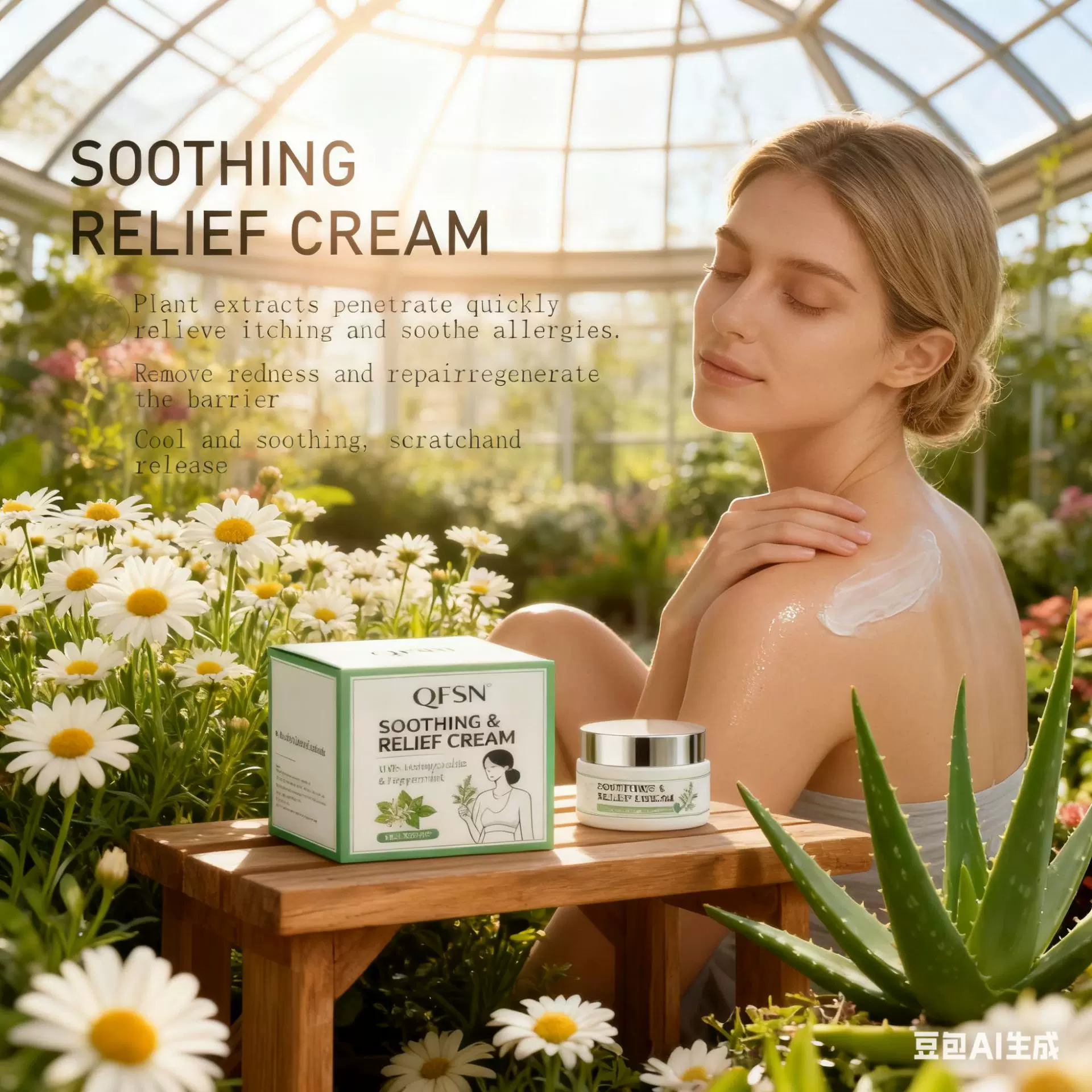 跨境草本秋冬护肤滋润霜OEM定制身体肌肤保湿涂抹舒适护理膏代工