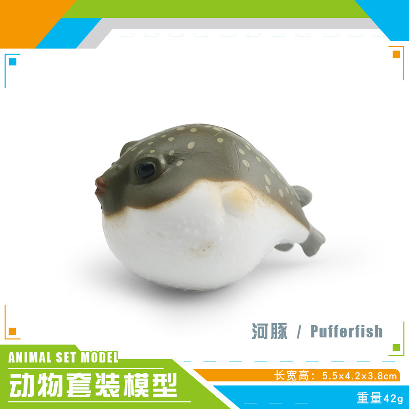 Transfronterizos mini simulación perro de madera panda cerdo conejo blanco serpiente blanca hámster nutria foca animal adornos modelo juguete