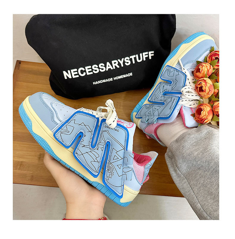 Niche skate shoes 2023 new original design wheat whirlwind hip-hop men and women couples casual all-match skateboard bread shoes_voghion.com