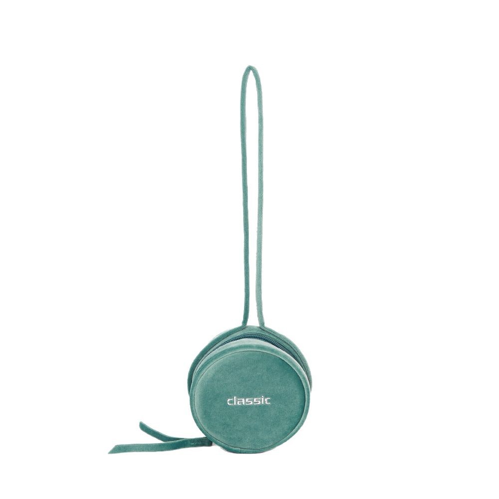 Bolsa de almacenamiento al por mayor de fábrica, material de terciopelo, sobre rojo, bolsa de almacenamiento portátil mini multifuncional, logotipo impreso