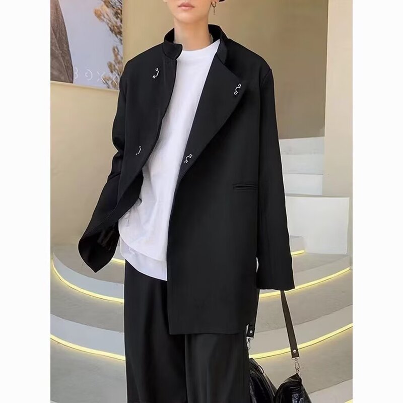 High-End New Men's Long Slim-Fit Wool Coat, Business Suit, Woolen Luxury Trench Coat High-End New Men's Long Slim-Fit Wool Coat, Business Suit, Woolen Luxury Trench Coat