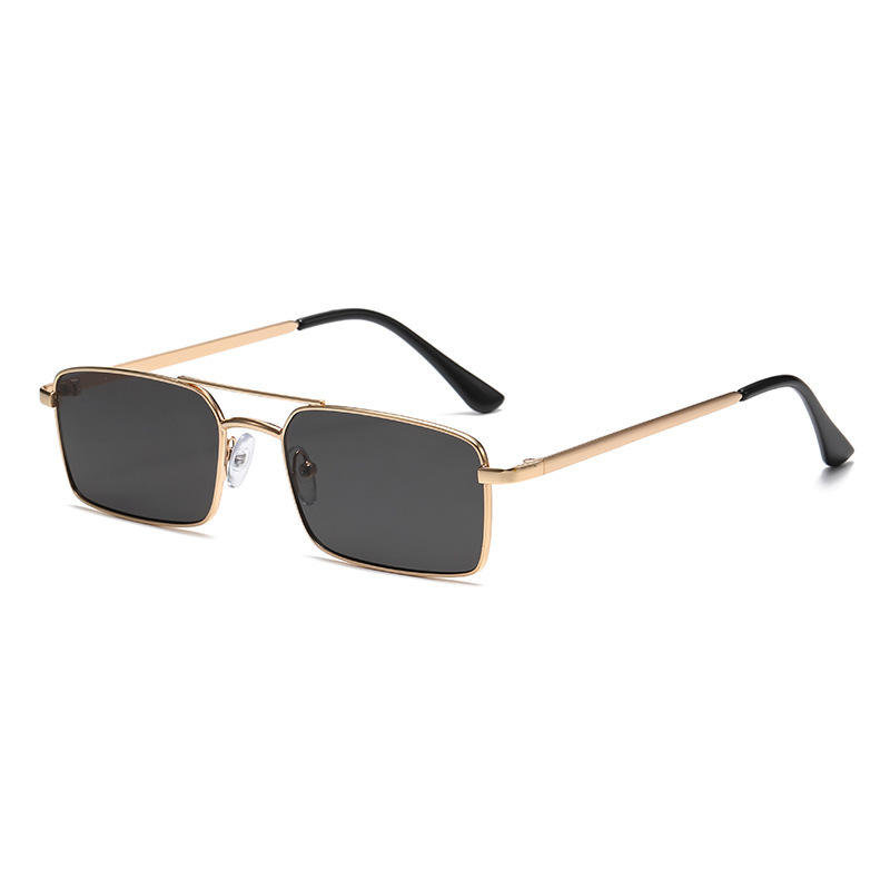 Golden frame black gray film