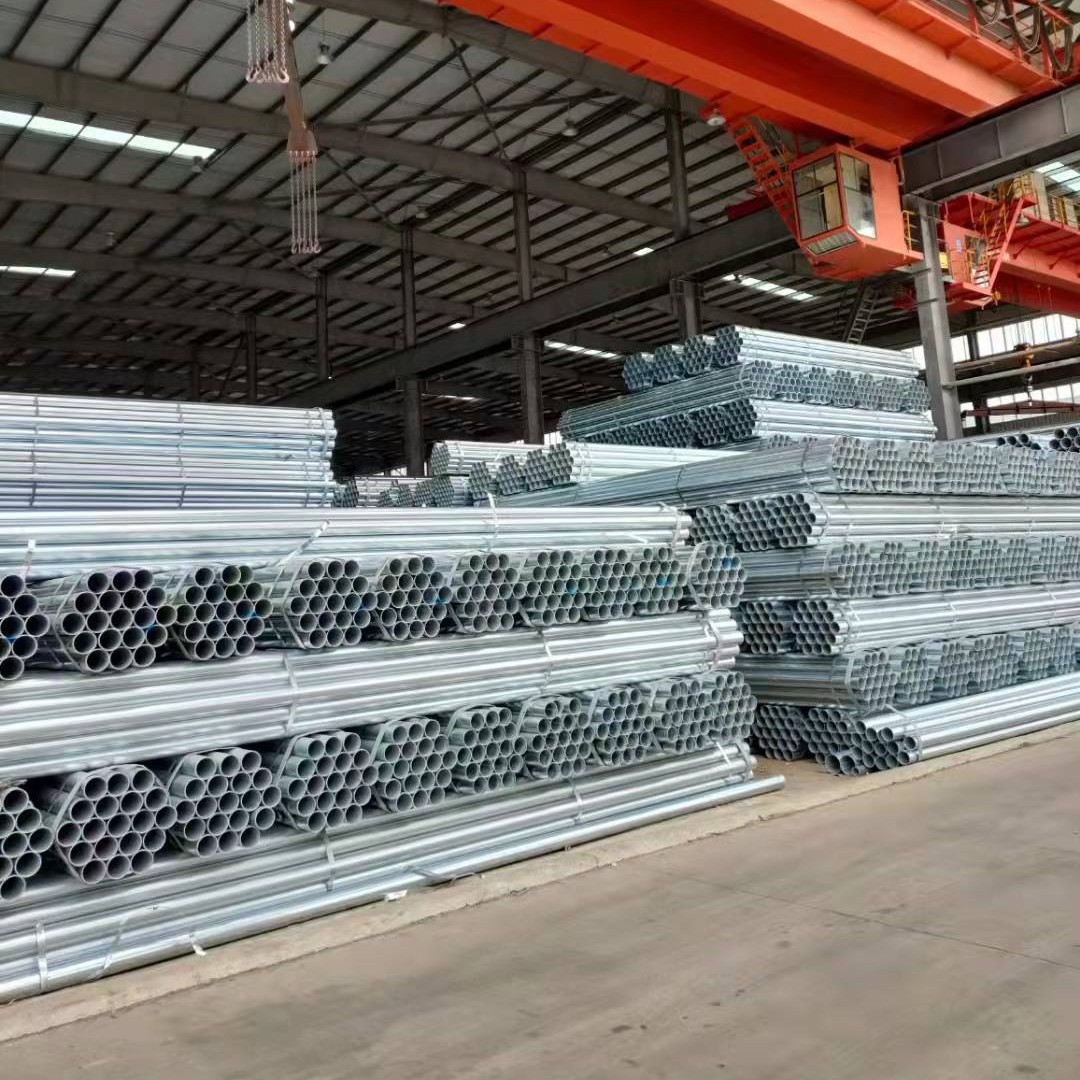 陕西现货大量供应热镀锌管Q235B镀锌管DN15  DN20管规格齐全