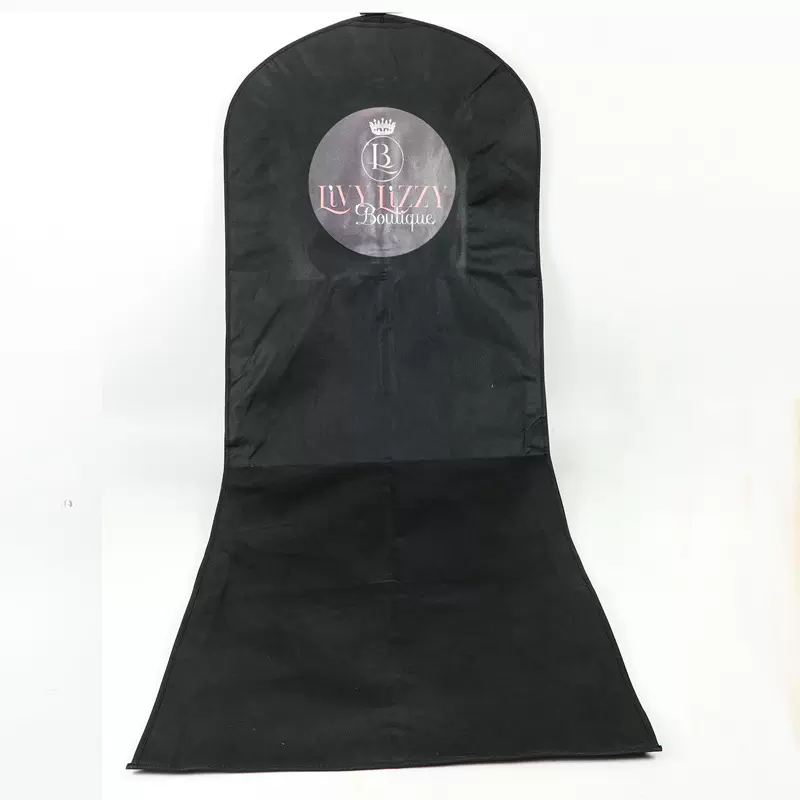 简约衣服防尘袋可印logo无纺布西装套大衣收纳男女服装防尘罩衣物