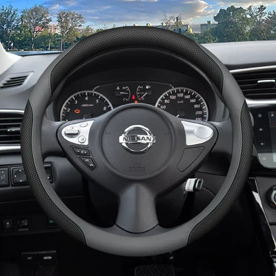 Steering wheel cover – Generation Classic Modified Four-Season Steering - nissan-exclusive-round-blackgray-ultra-thin-style-nissan-sylphy