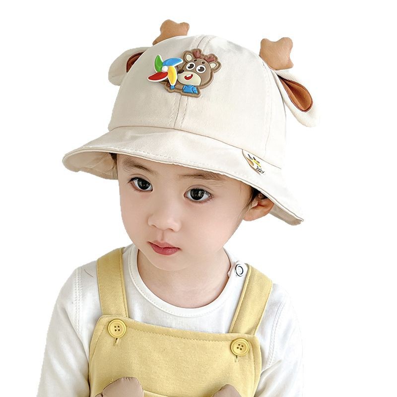 Sombreros para bebés nuevos sombreros de pescadores de dibujos animados para niños y niñas lindos super bonitos sombreros para bebés primavera y otoño sombreros delgados sombreros