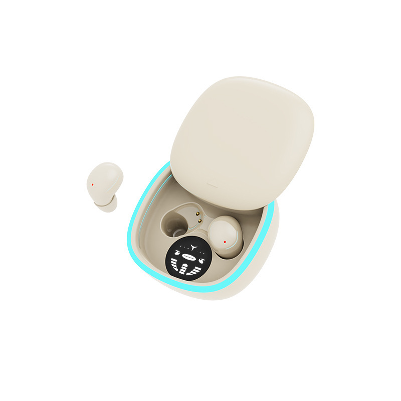 新品SK26睡眠蓝牙耳机跨境爆款私模TWS双入耳式5.4新型滑盖充电仓|undefined