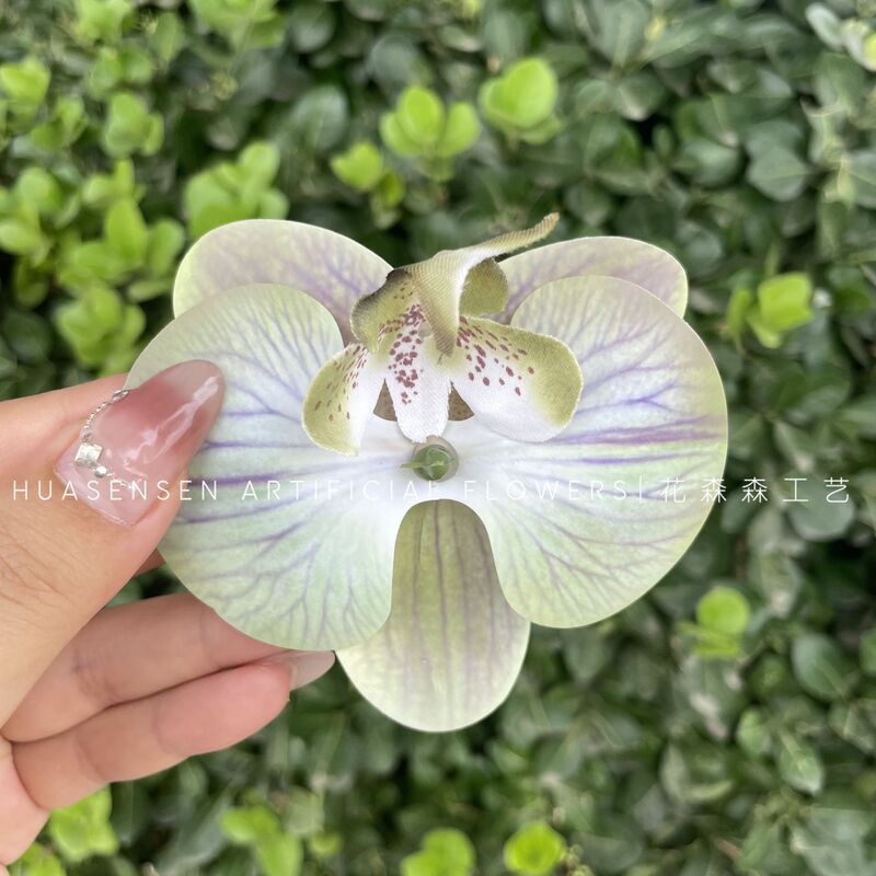 3Dプリントフィルム胡蝶蘭シミュレーション単輪花頭手作り結婚お土産喜糖箱装飾diy靴花|undefined
