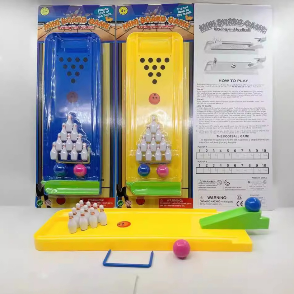 Fiesta infantil Juego de mesa de ocio juguete 2 en 1 entre padres e hijos interactivo mini juego de fútbol de bolos