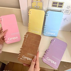 简约纯色英文苹果16手机壳iPhone15promax翻盖笔记本14书本13女12