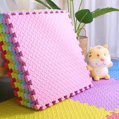 木の葉の紋様の泡のマットは地面をつづり合わせて転倒防止の泡のマットの子供の爬行のマットのメーカーの直接販売を敷きます。