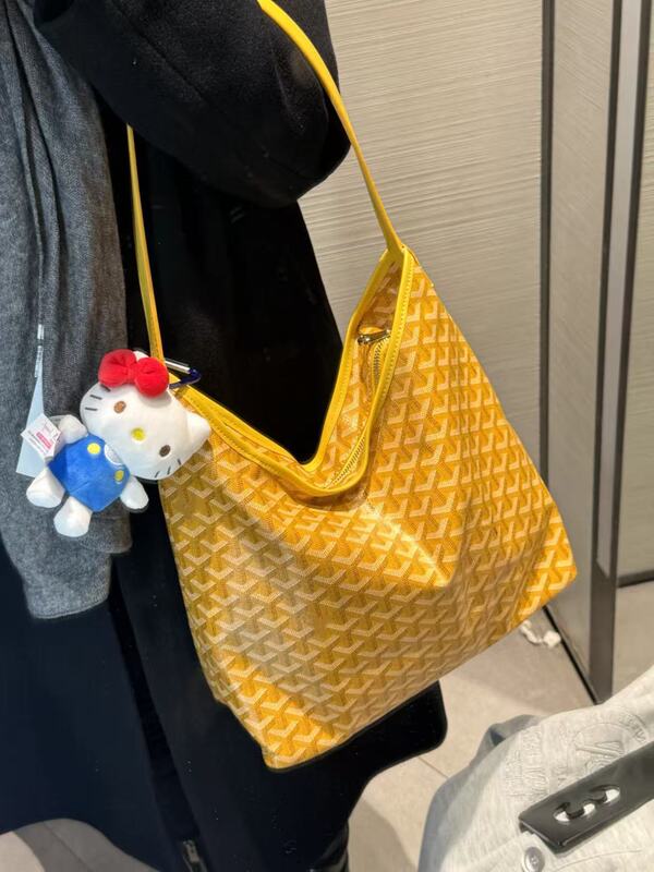 高版本新款hobo腋下包拉链大容量单肩手提狗牙tote子母购物袋女包|undefined