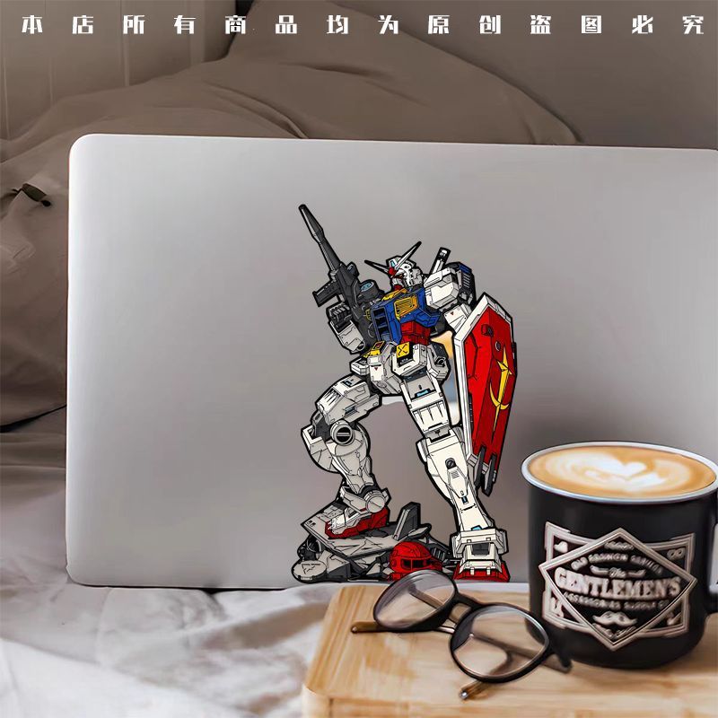 Assault Freedom Gundam Electric Car Trunk Computer Scratch Blocking Body Sticker Car Window Waterproof Decorative Sticker