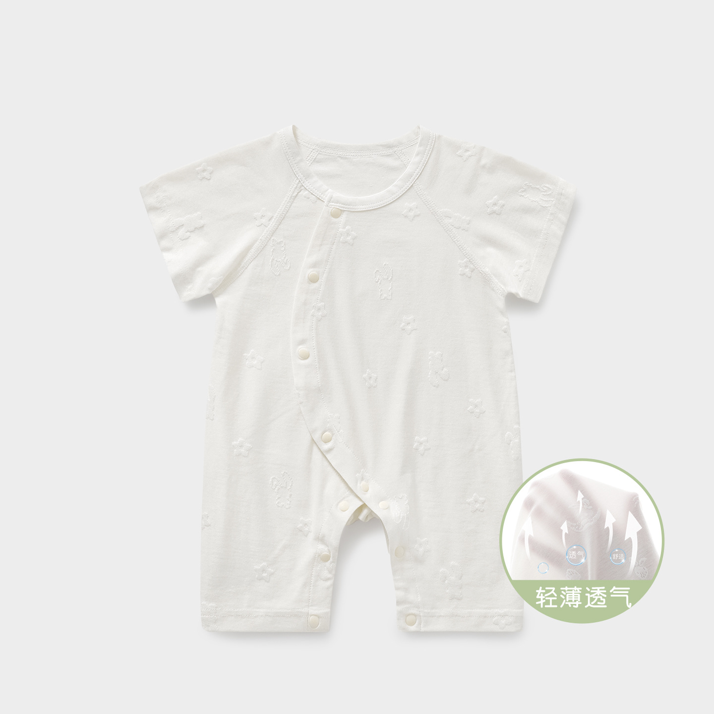 Baby overcoat verano para niños de mangas cortas delgadas transpirables para salir ropa de recién nacidos ropa de verano bebé