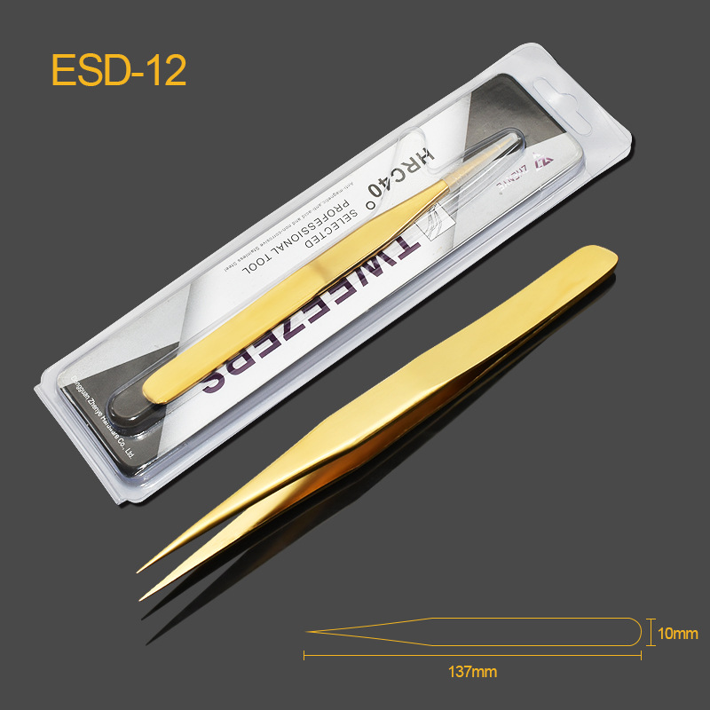 티타늄 12 핀셋 (아름답게 닫힌 포장)