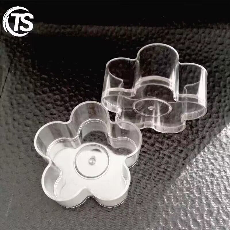 Té de cuatro horas cáscara de la cera flor del ciruelo árbol de navidad herramienta de molienda de plástico accesorios de la vela redonda jalea cera de soja