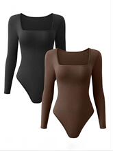 Z 33088 Sexy Ribbed Long Sleeve Bodysuit �Ը��_�y�B�w��