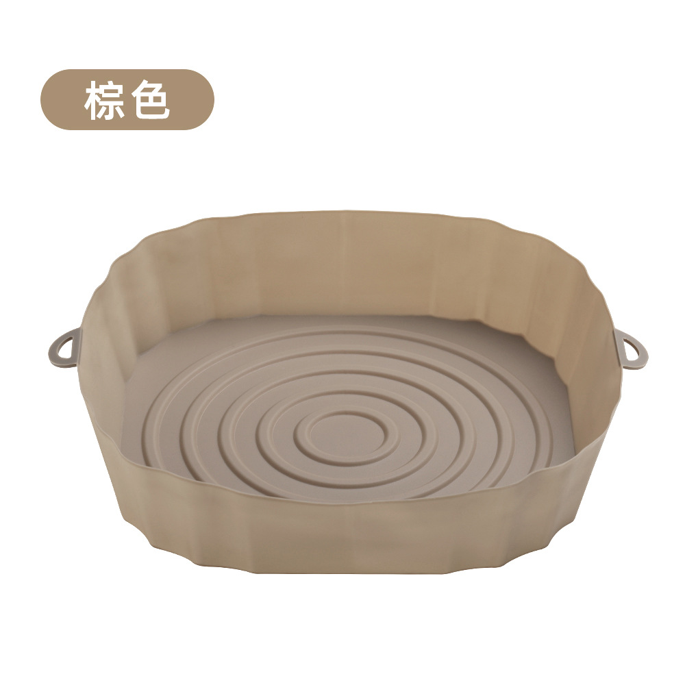 다크 다크 브라운 * 실리콘 트레이 * 라운드