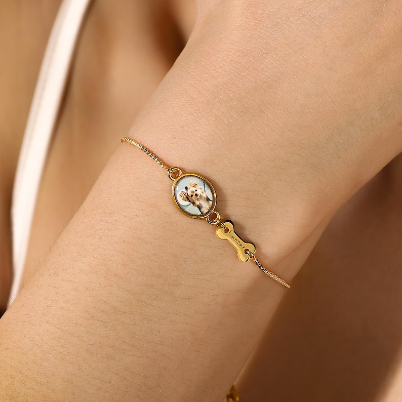 Hot-Selling Cross-Border Products in Europe and America: Stainless Steel Personalized Custom Memorial Pet Portrait Engraving Bracelet Hot-Selling Cross-Border Products in Europe and America: Stainless Steel Personalized Custom Memorial Pet Portrait Engraving Bracelet