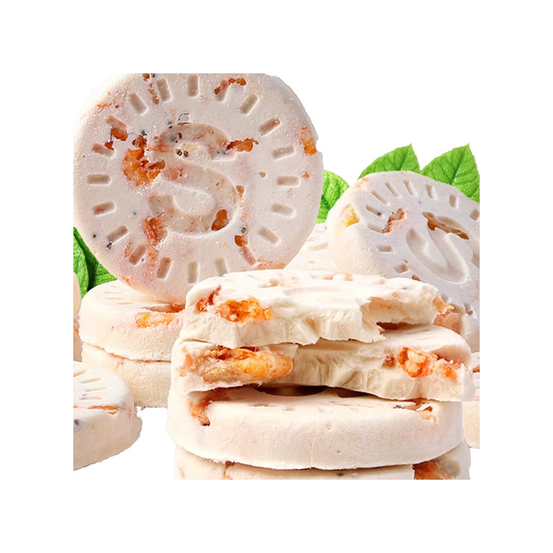Pollo liofilizado Pastel de camarones con fósforo Aperitivos para gatos