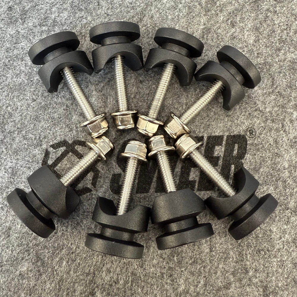 Universal Motorcycle Tail Box Buckle Aluminum Alloy Bottom Screw Kit Tail Box Accessories Kit Brand New Motorcycle Tail Box Accessories Kit