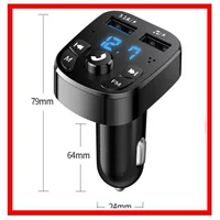 C1 автомобильный MP3 FM автомобильный Bluetooth-приемник Запуск Bluetooth автомобильное зарядное устройство FM-передатчик трансграничная Взрывная собака больше