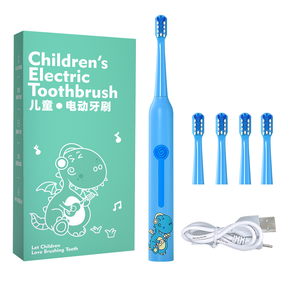 어린이 칫솔 DY-1100 블루 칫솔모 6개