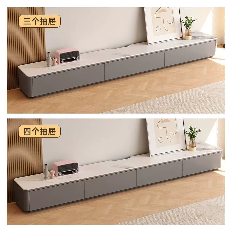 Комбинация журнального столика из цельного дерева от пола до потолка Комбинация журнального столика Современная минималистская новая гостиная