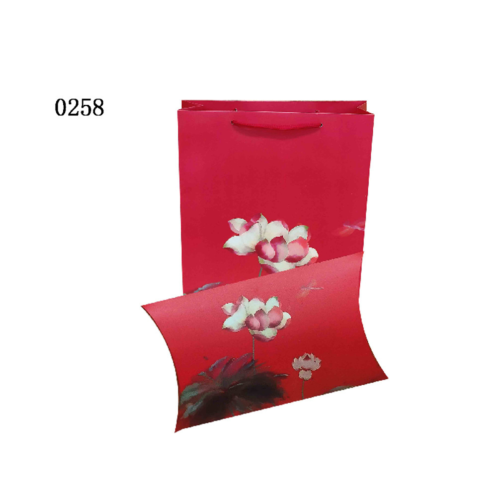 新款油画枕头盒围巾包装盒元宝盒丝巾眼罩精美礼品盒厂家直销批发