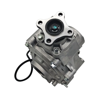 Motorcycle engine and accessories front axle assembly