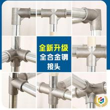 简易衣柜家用卧室组装布衣柜出租房收纳全钢架加粗厚落地衣橱架子