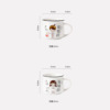 A Creative Family Family Parent -Child Cup Sanwukou Set Family Drinking Water Ceramic Breakfast Beach Cup