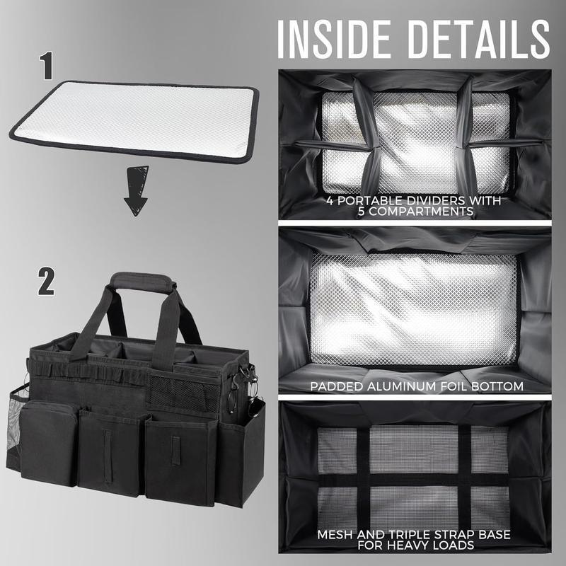Wearable Cleaning Caddy Bag Supplies Organizer with Handle &|undefined