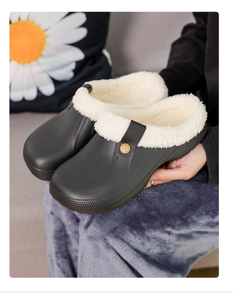 Damen-Slipper aus Plüsch-Fleece für den Sommer, warm, maschinenwaschbar, für den Innenbereich, Hausschuhe_voghion.com