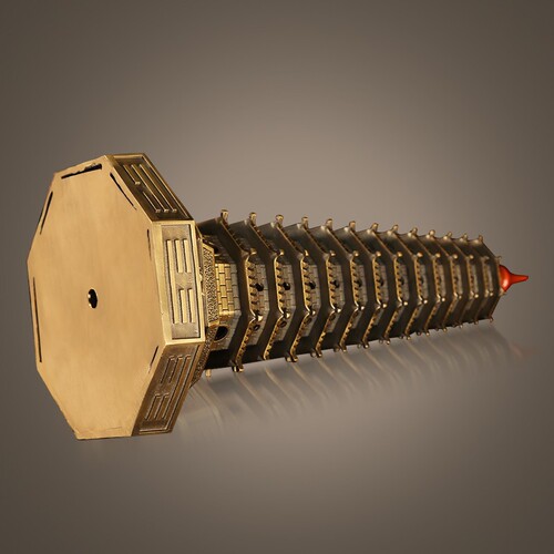 Factory Direct Wholesale Full Copper Wenchang Tower Ornament 13 Layers 13 Layers Home Living Room Desk Decor Craft Gift