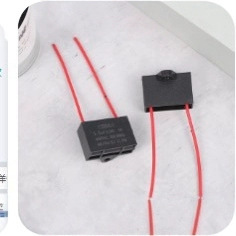 Suitable for 1.5uf moving head fan capacitor wall fan desk fan floor fan motor start capacitor accessories