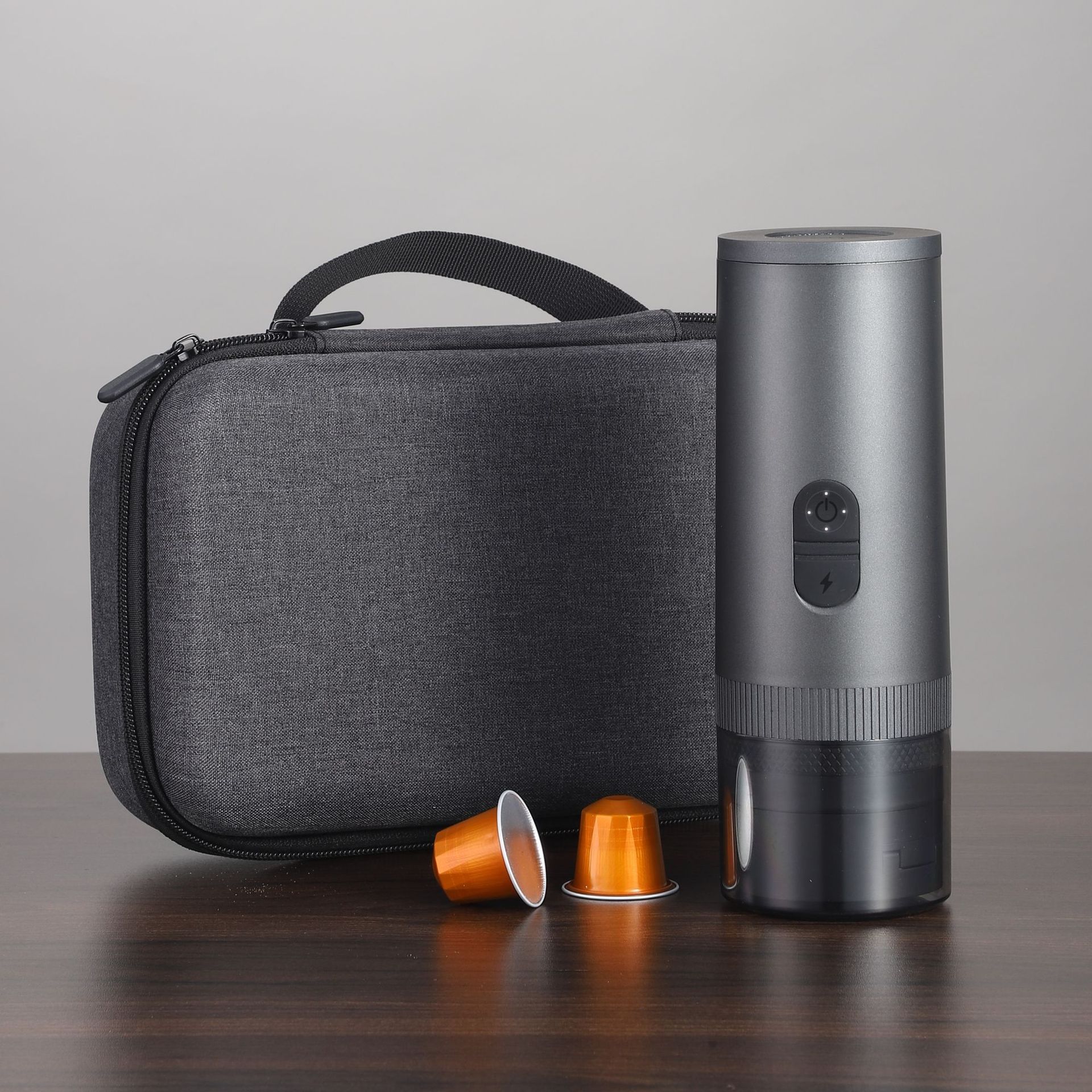 Cross-Border Outdoor Portable Espresso Capsule Coffee Machine for Home Use, Automatic, Semi-Automatic, Small, Mini, Handheld, Electric