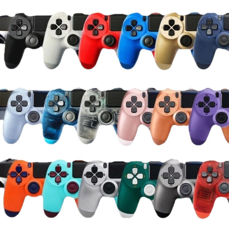 Mango ps4 Mango de juego inalámbrico Mango con cable P4 con función de vibración de seis ejes Mango de juego spot al por mayor
