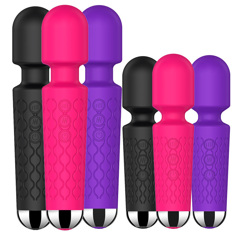 Vibrator 8-speed 20-frequency second tide charging AV stick masturbation female supplies masturbation strong vibration sex toys